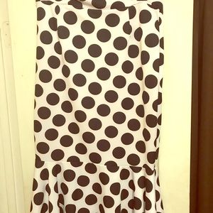 Black and white skirt